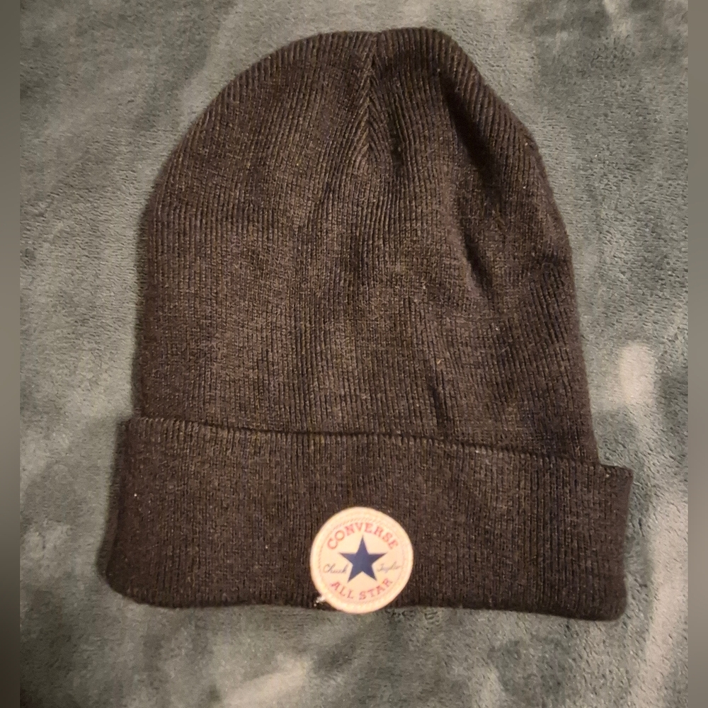 Converse Charcoal Knit Beanie